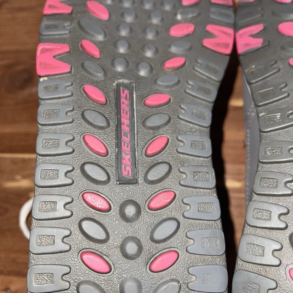 Sketchers Shape Ups Walking Toning Women's 10 Gray Pink Air Cooled Memory Foam - Picture 5 of 10